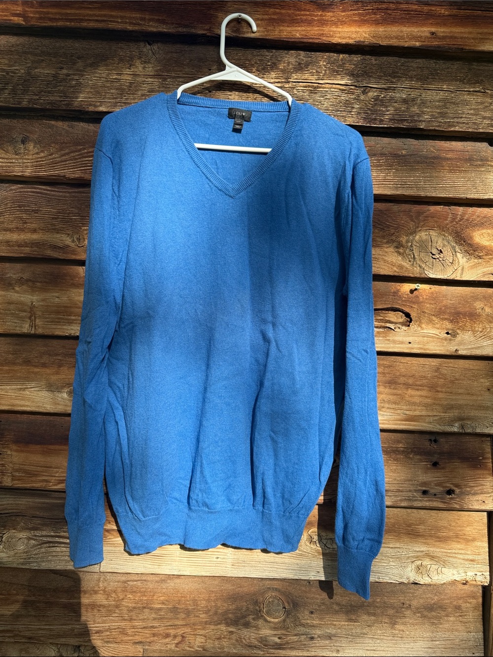J. Crew cashmere blend v neck size MT